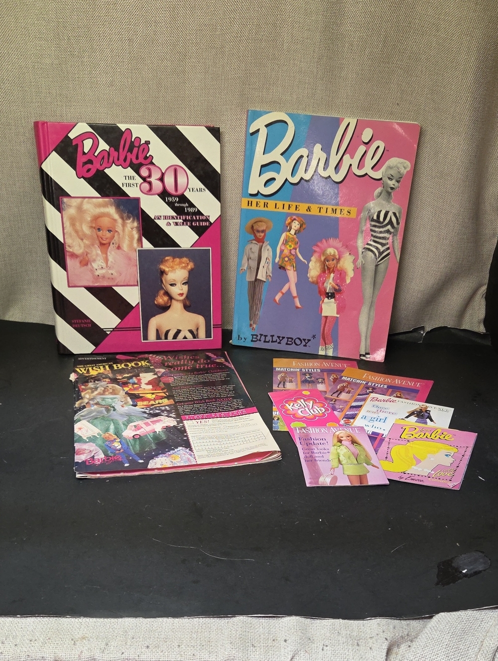 Barbie the First 30 Years, 1959-89 Value Guide,and HER LIFE & TIMES BY BILLyboy